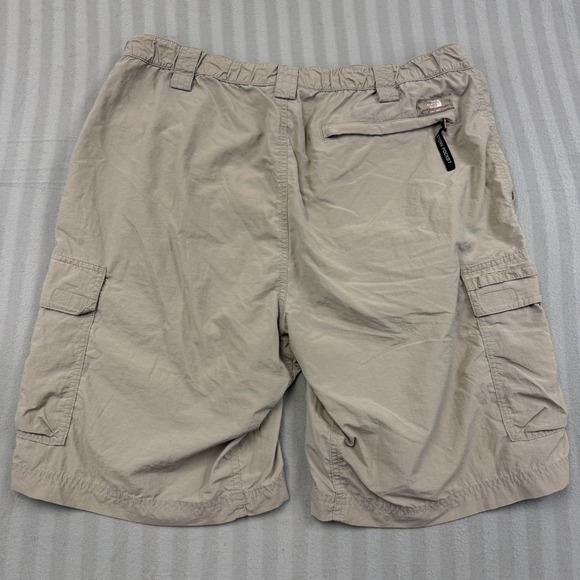 The North Face Men's Shorts Size Large Beige Nylon 10" Inseam Outdoors - Picture 4 of 4